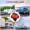 Car Battery Disconnect Switch 12V-48V Battery Power Cut Off Switch 50A/100A Heavy Duty Reusable Plastic Battery Isolator Switch