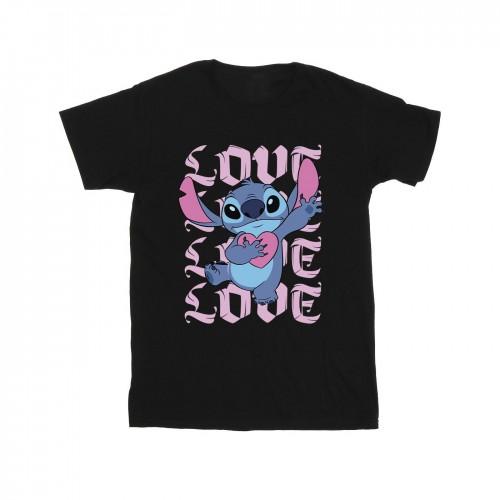 Lilo & Stitch Boys Valentine Love Cotton T-Shirt
