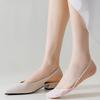 Summer Thin Half Palm Shallow Solid Colour Garter Invisible Socks Do Not Fall Off The Heel Cotton Boat Socks