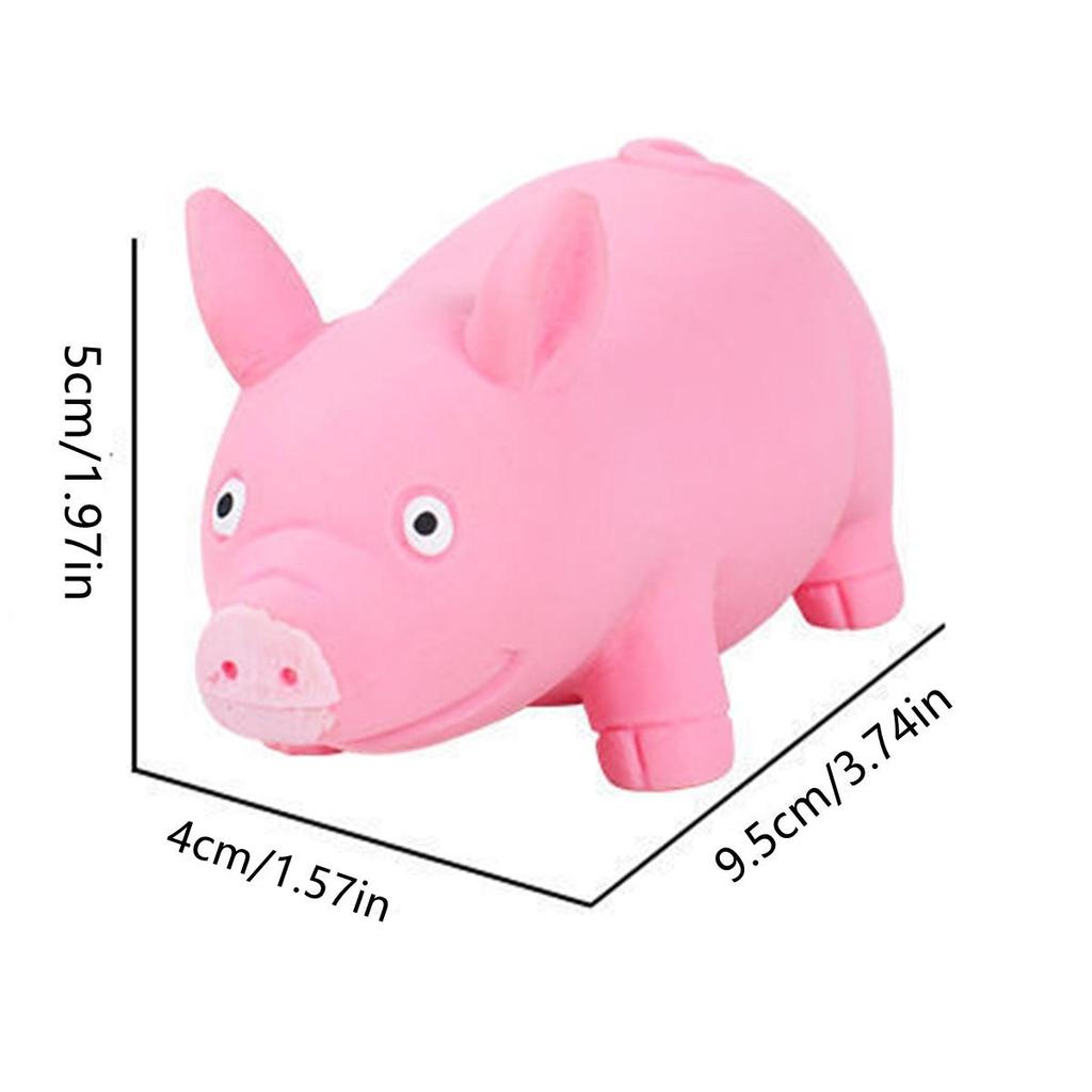 Squishy Pig Stress Squishy Piggie Squeeze Toy Anti-Anxy Забавная игрушка-свинья Игрушка для отскока мяча Непоседа Игрушка для замешивания песка Щепотка для снятия стресса СДВГ СДВГ Полезно