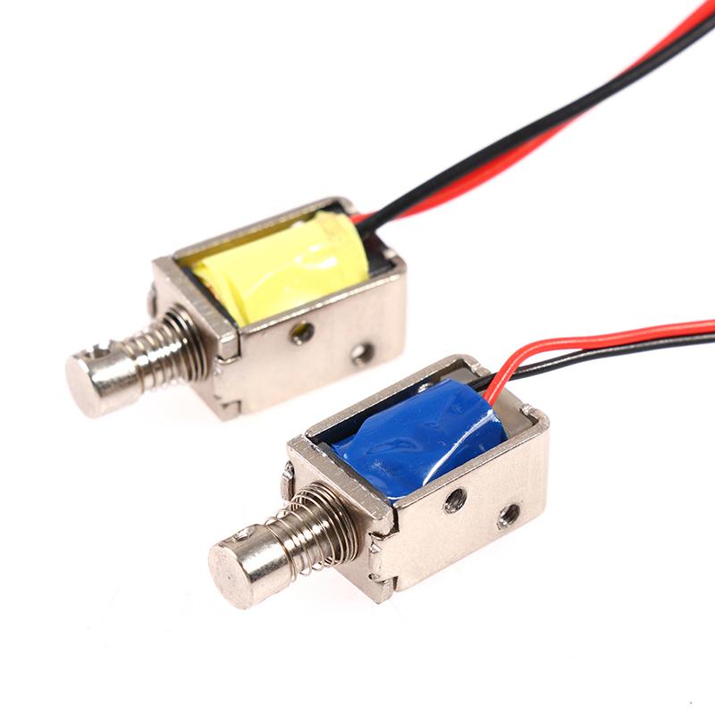 Двухтактный соленоид постоянного тока 3 В, 5 В, 6 В, 9 В, 12 В, тип электромагнита, ход 4 мм