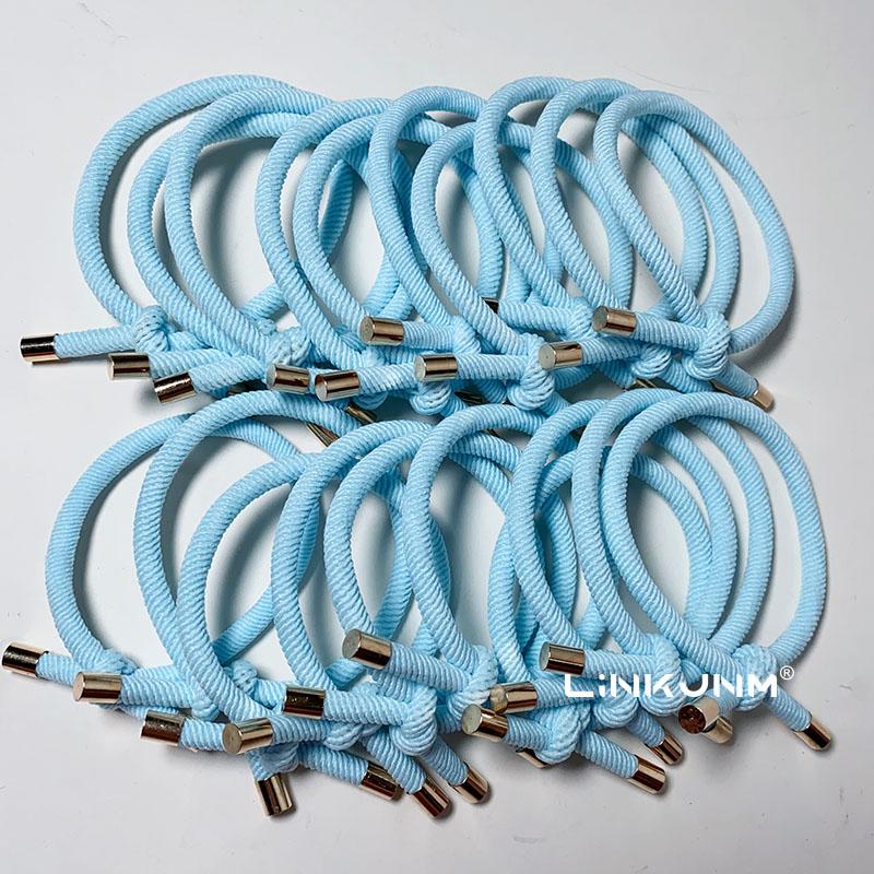 Elastic Hair Scrunchies for Women and Girls, Rubber Bands, DIY Bracelet Accessories, 20Pcs