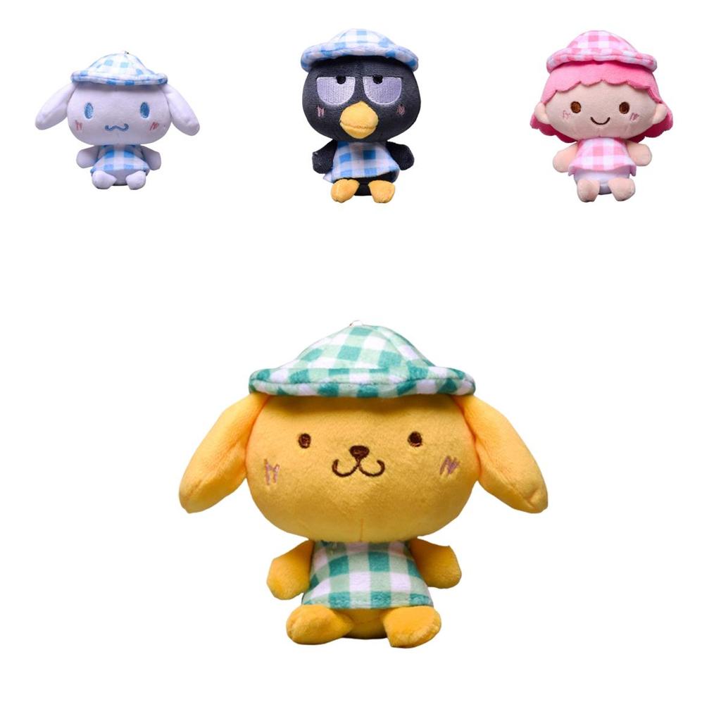 Soft And Safe High-quality Material Sanrios Kuromi Melody Cinnamoroll Anime Plush Doll Pendant