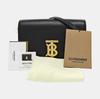 [Pre-Owned] Tb Small Black Leather Embossed Tb Shoulder Bag Crossbody Bag Gold Hardware Detachable Strap - Excellent #1BWBCE