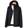 New Single-layer Jacket Trendy Breathable Outdoor Thin Jacket Removable Cap Windproof Waterproof Trench Coat Men