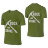Rock And Stone  Grey Casual Reversible Tshirt Urban Light Mature Durable Cotton Tee