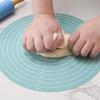 1/3Pcs Food-grade Silicone 30cm Circular Pad Kneading Mat Placemat Kitchen Baking High Temperature Resistant Non-Slip Dough Mat