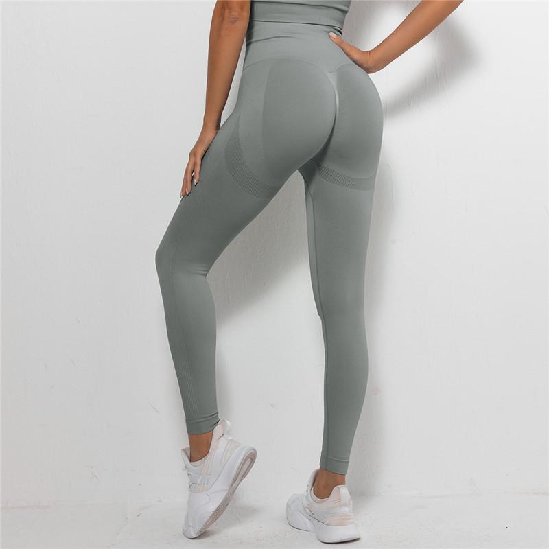 Бесшовные штаны для йоги Auroth, женские леггинсы для фитнеса, колготки с высокой талией, персиковые бедра, леггинсы для бега в тренажерном зале