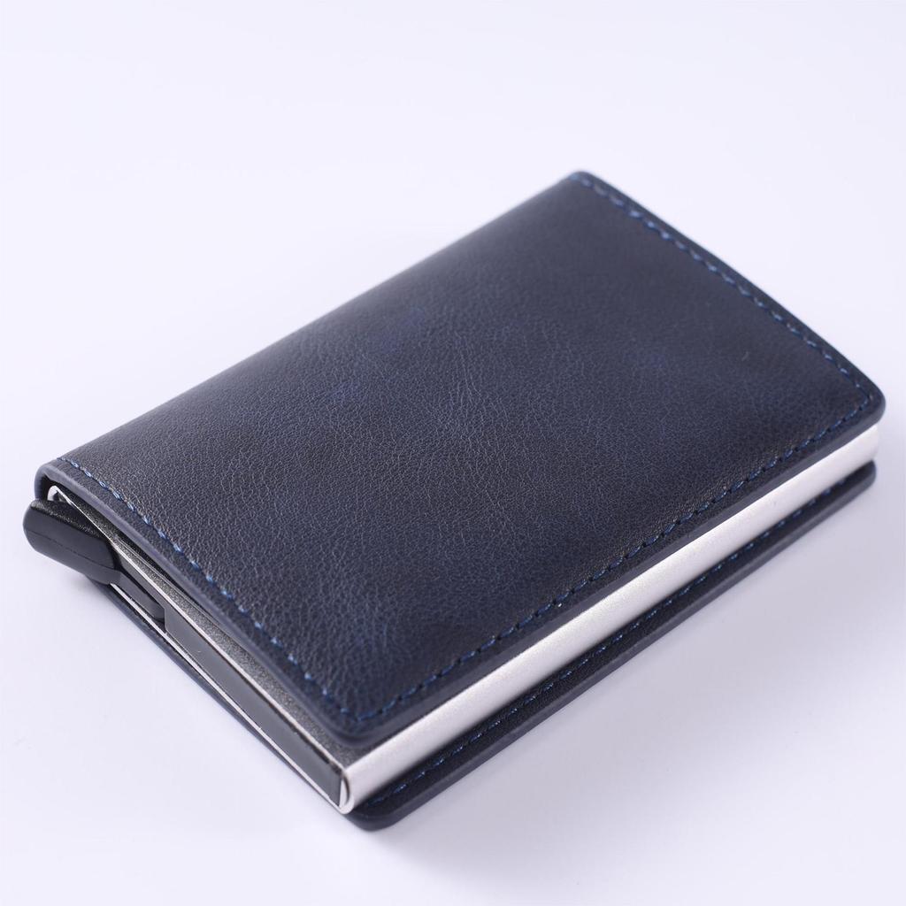 RFID Anti-Theft Men's Wallet: Ultra-Thin Carbon Fiber Multi-Card Holder