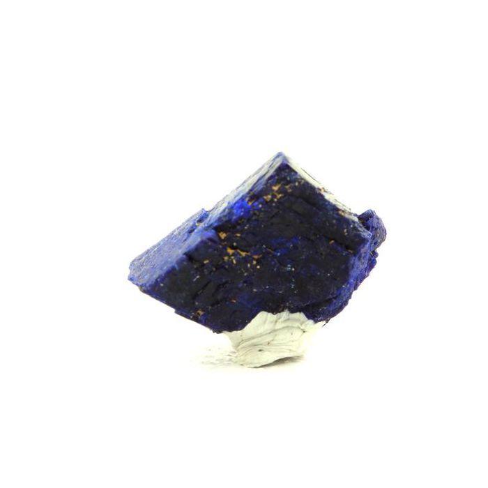 Pierres et Minéraux. Chessylite (Azurite). 16.0 ct. Chessy-les-Mines, France.