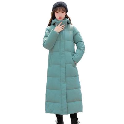 Женское хлопковое пальто с капюшоном, длинными рукавами, карманами, боковыми разрезами, пуховик, однотонные карманы, утолщенная повседневная верхняя одежда