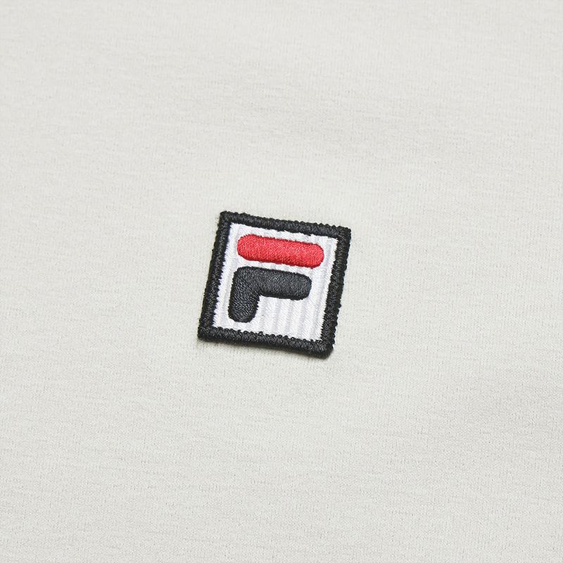 Fila Теннис Классическая Мода Простой Спортивный Повседневный Универсальный Удобный Вязаный Короткий Рукав Поло Мужские топы Кремовый A51M623101FBG
