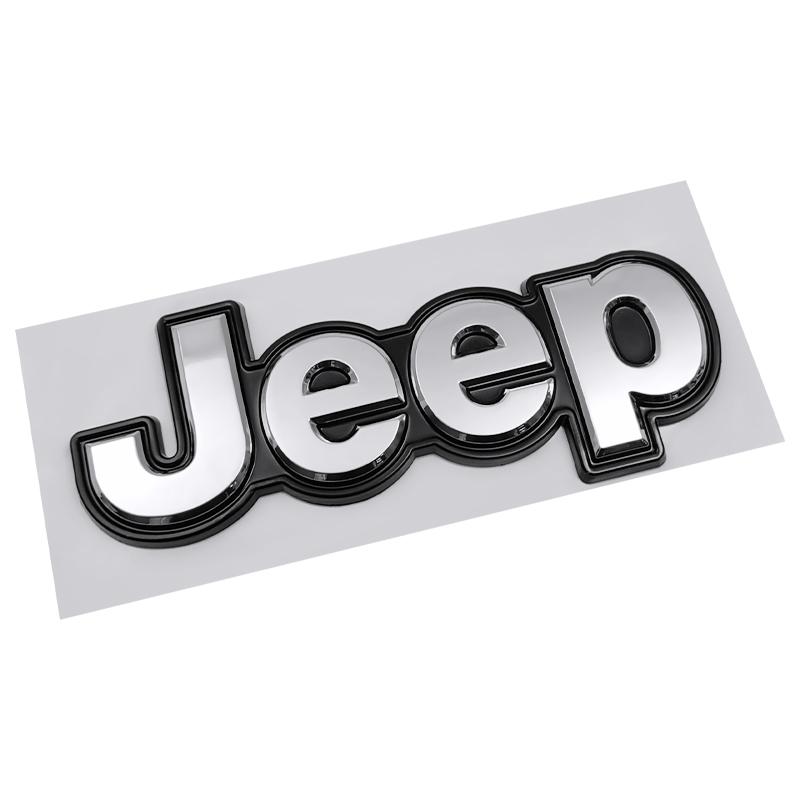 15.8CM ABS Auto Side Body Trunk Emblem Badge Sticker for Jeep Wrangler Grand Cherokee Compass Renegade Patriot Rubicon Liberty AMW1