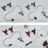 Black Demon Tail Prop Dark Gothic Cosplay Costume New Demon Horns Headband  Party