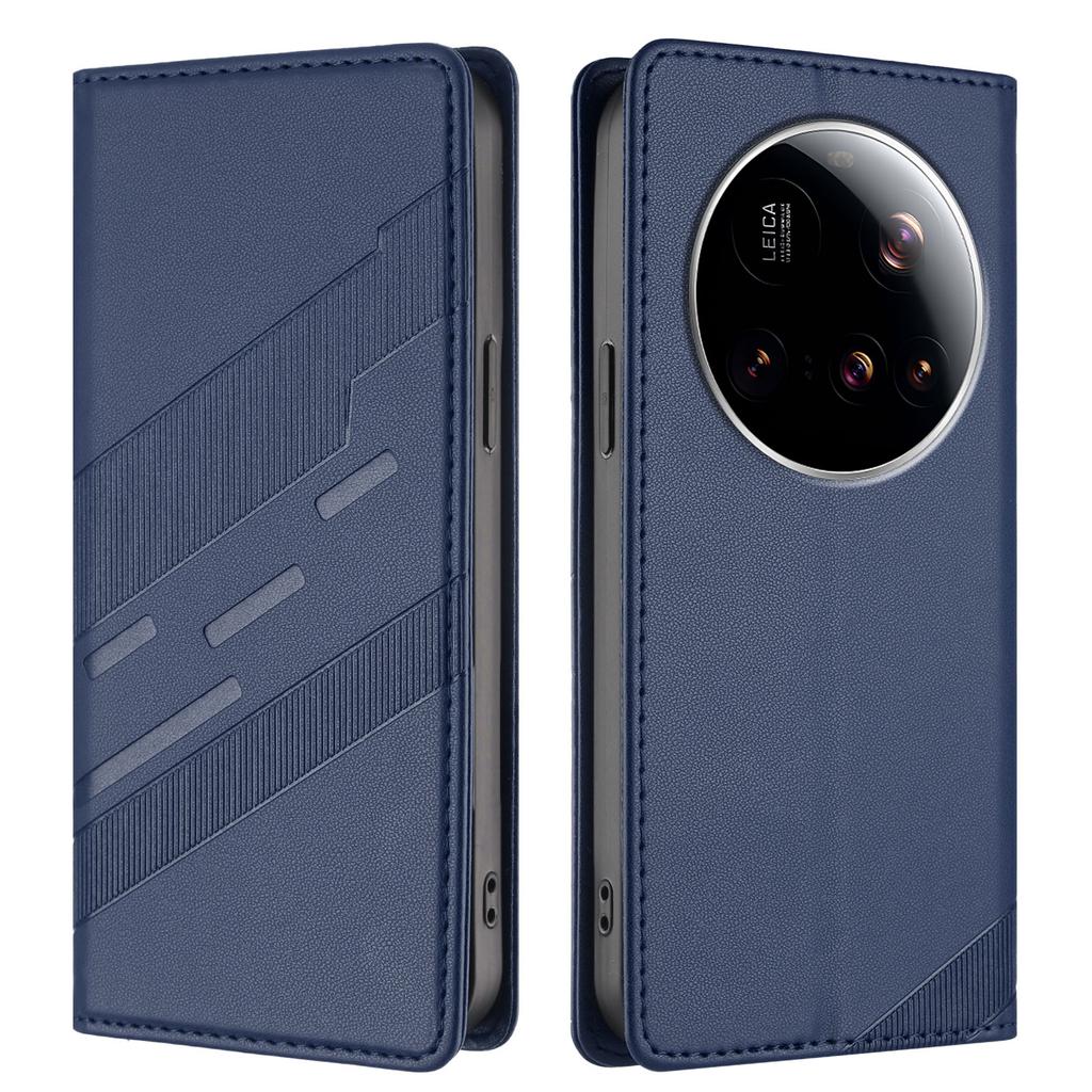 Для Xiaomi 15 Ultra Чехлы для телефона Панк-стиль С тиснением Кошелек Подставка Кожаная обложка