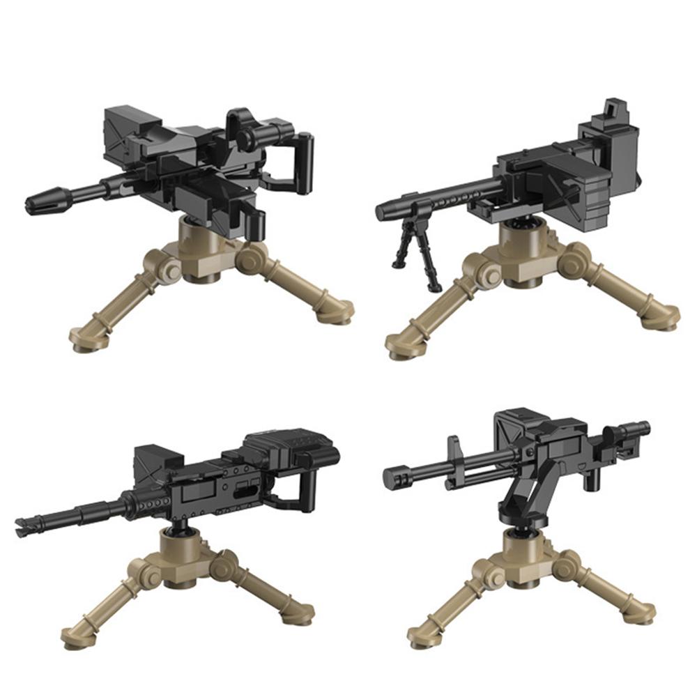 Вторая мировая война MOC - Военные Строительные Блоки, Фигурки Солдат, Оружие Пулеметы, Аксессуары Кирпичики, RPG Гатлинг, Миномет НСВ, Хэллоуин
