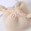 Cute Baby Hat With Ears Autumn Winter Toddler Boys Girls Knitted Beanie Solid Color Infant Kids Warm Earflap Cap