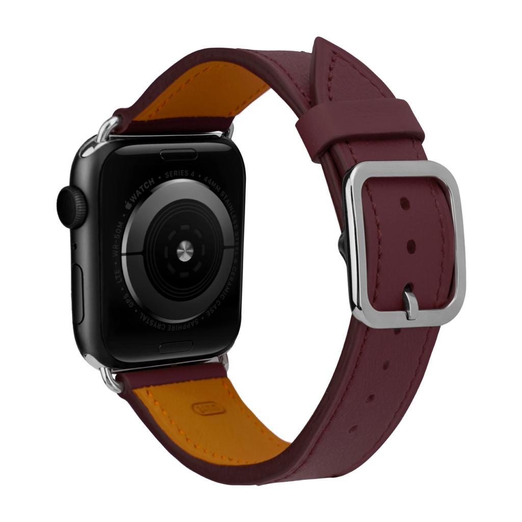 Простой кожаный ремешок для часов первого слоя 49 мм, замена для Apple Watch Ultra всех серий, премиальный аксессуар для браслета