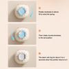 Persimmon Shape Mechanical Kitchen Timer with Magnetic Back Cute Cooking Reminder for Baking Boiling 60-Minute Countdown Loud Ringing Timer