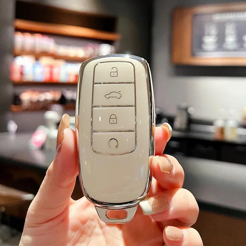 Автомобильный чехол для брелоков Chery Tiggo 8 PRO / PRO MAX / OMODA 5C / 7 PRO MAX TPU Защитный