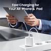 Xiaomi Оригинальное быстрое зарядное устройство PD 40 Вт для iPhone 16 15 11 12 13 14 17 Pro Max Plus Air Быстрый зарядный кабель USB C Линия передачи данных Зарядное устройство для телефона