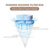 Washing Machine Floating Lint Filter Mesh Bag Reusable Flower Shaped Mesh Dirty Collection Pouch for Dog Cat Fur Hair Collector