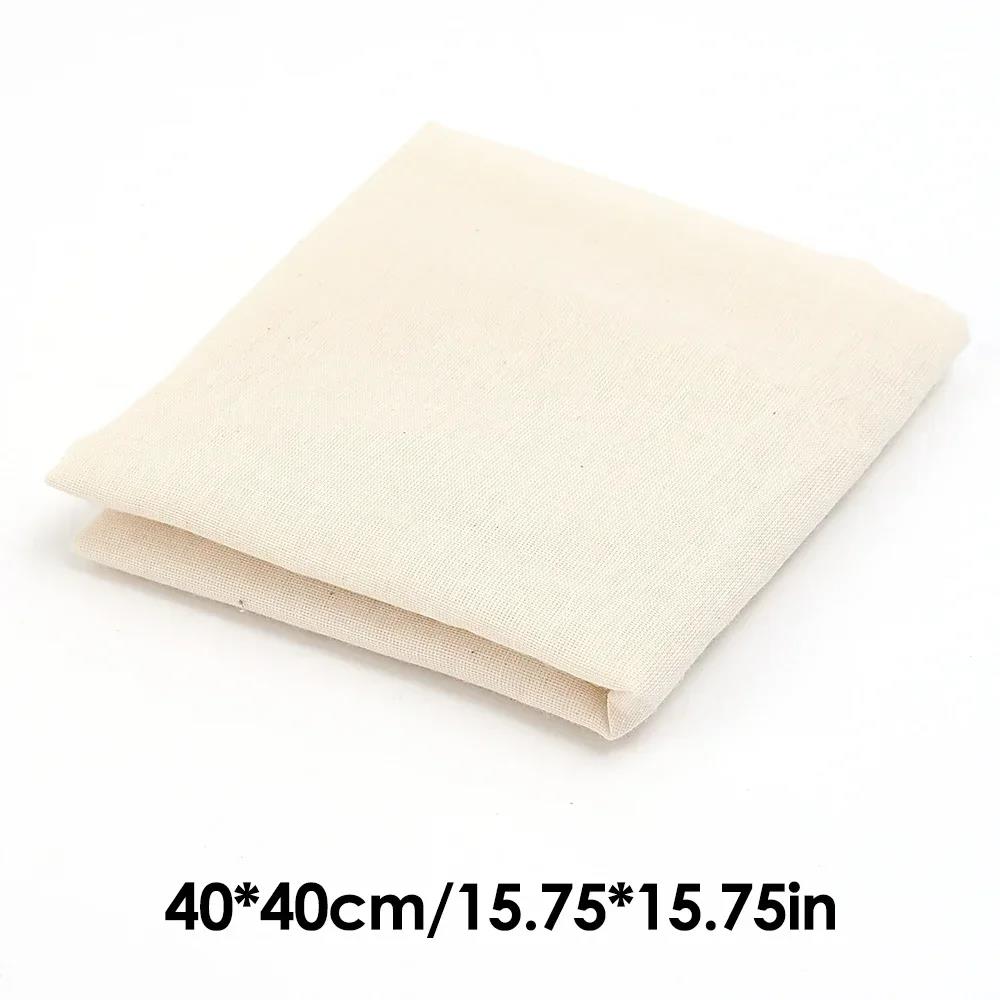 5/1PC Filter Cloth Reusable Cotton Fiber Mesh Strainer Cheese Beer Tofu Homebrew Filter Cloth Kitchen Food Ferment Strainer Tool6