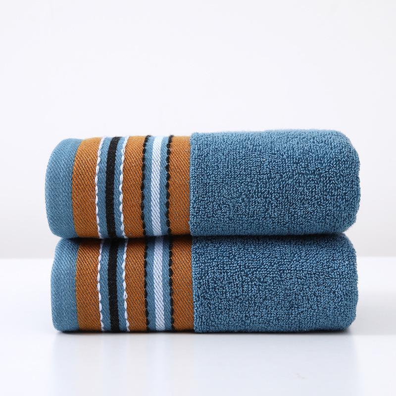 Custom Embroidery Cotton Face Wash Towel for Home Use and Supermarket Promotions