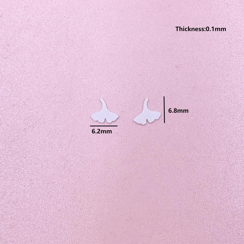 Высокое качество ПВХ акриловые декоративные блестки из смолы в виде листьев гинкго 1000 шт. многофункциональные модные полые мини-блестки 6,8*6,2 мм