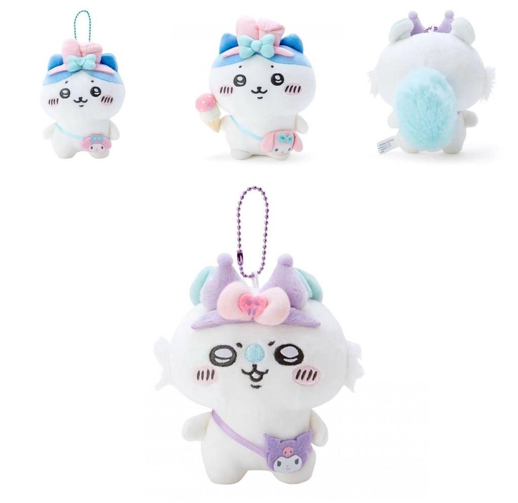 Chikawa Yukikawa Dog Self-mocking Bear Plush Toy And Hanging Decoration Cute Animal Design Pp Cotton Stuffed 20cm Teddy Bear 10cm Pendant