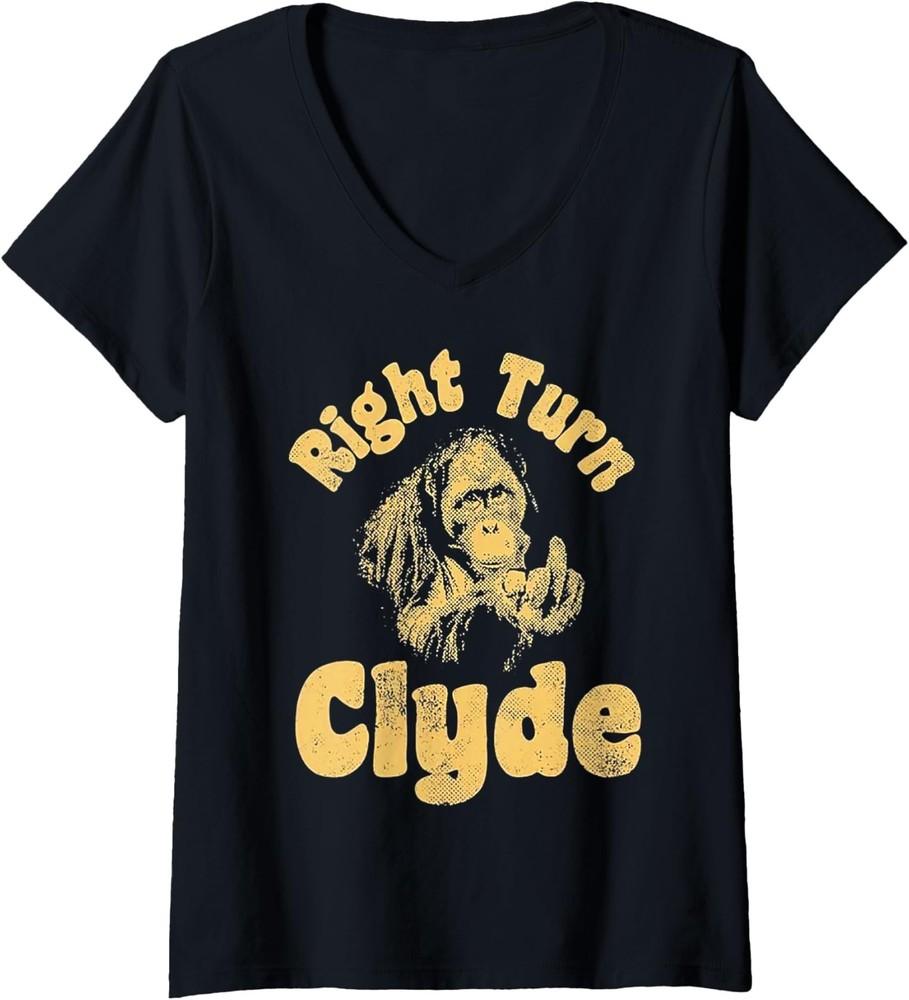 Womens Right Turn Clyde V-Neck T-Shirt