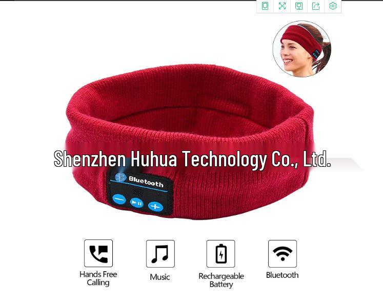 Самая продаваемая беспроводная вязаная шапка с Bluetooth 5.2 - Теплая зимняя шапка с наушниками