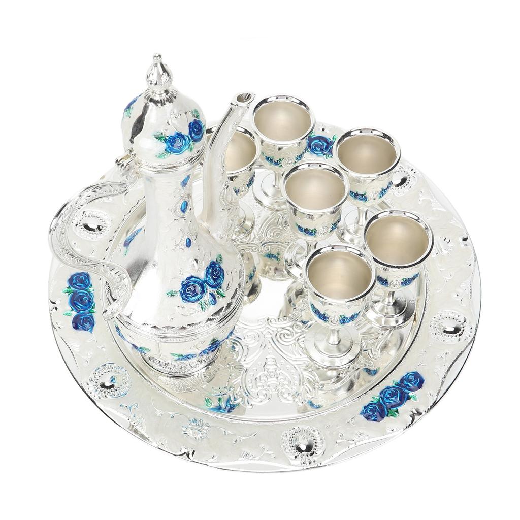 Винтажный набор кофейников, многоцелевой инновационный металлический кофейник в европейском стиле, набор чашек для дома