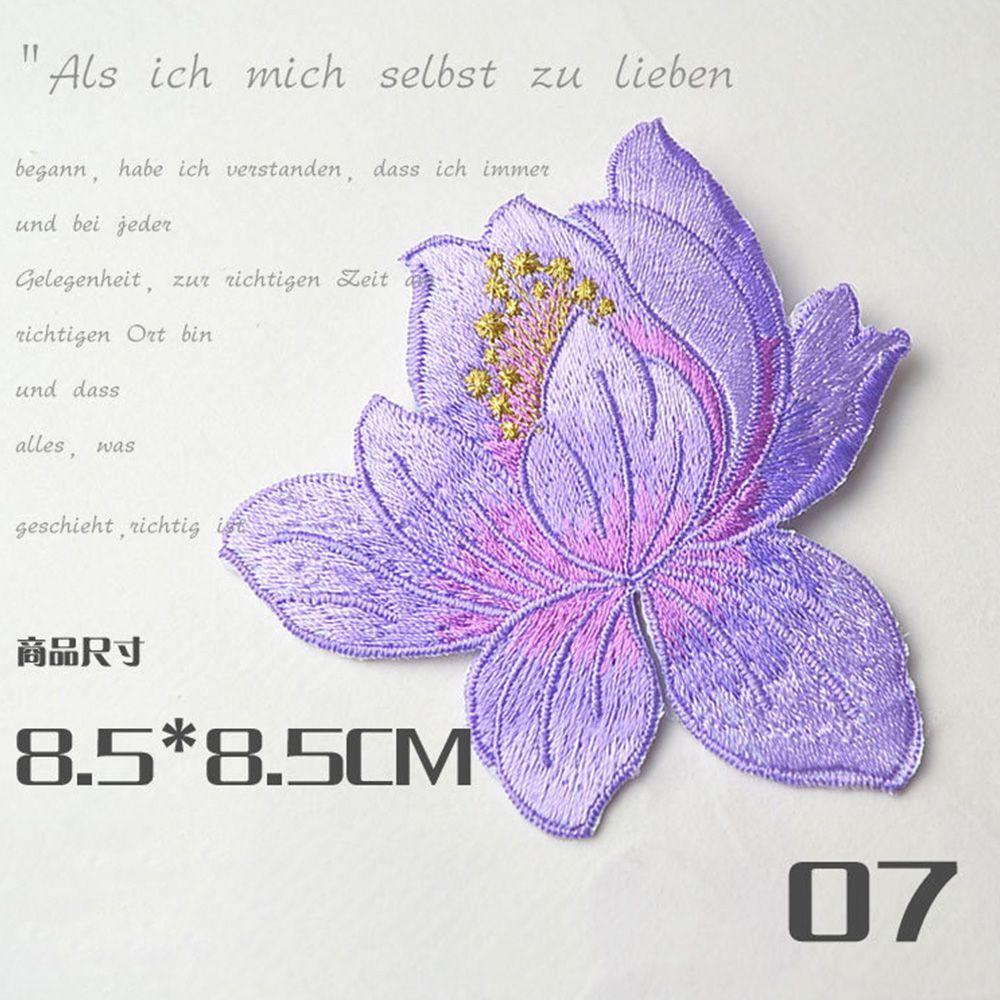 Sew Iron Patch on Vintage Badge Embroidery Applique Patch Sticker Flower DIY Clothes/Hat/Bags