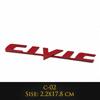 3D Металлическая Буквенная Наклейка Значок Ivtec Стиль Автомобиля Для Civic Логотип Автомобиля Задняя Крышка Багажника Наклейки Наклейки Авто Аксессуары