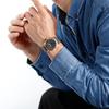 Naviforce Оригинальные мужские деловые часы Кварцевый механизм Календарь Светящиеся стрелки Кожаный ремешок Водонепроницаемость 30 м Мужские модные повседневные часы NF9276L