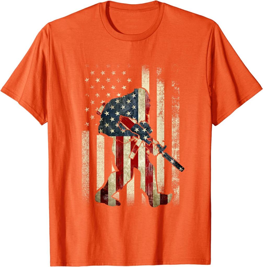 Right To Bear Arms Gift For Gun Owner American Flag Unisex T-Shirt