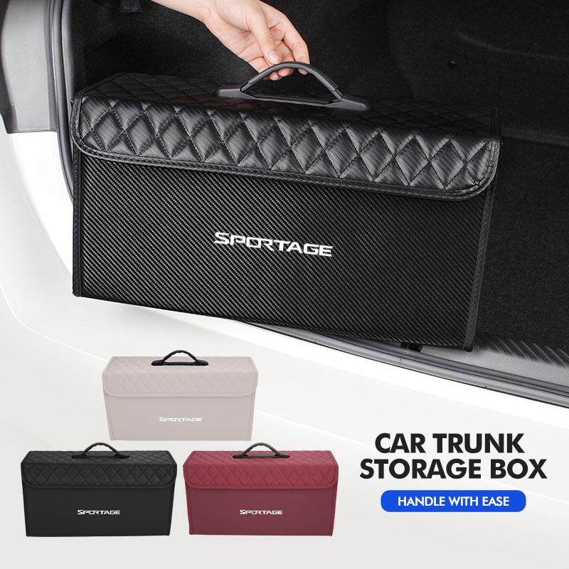 AZKSYT1 Car Trunk Organizer Box Foldable Tools Storage Pockets Bag For KIA Sportage Rio K5 K2 Optima Cerato Proceed Venga Sedona