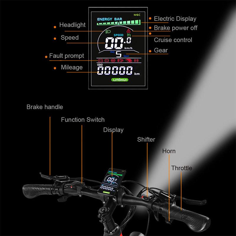 Электрический велосипед RANDRIDE, 1000 Вт, 48 В, 17 Ач, съемный аккумулятор, 27,5 дюймов, горный велосипед, велосипедный велосипед, ЕС на складе