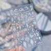 5D Наклейки для ногтей Пляжная ракушка Кристальный бриллиант Самоклеящиеся наклейки для нейл-арта DIY Милые морские обитатели Декорации для ногтей Части