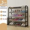 5-слойная креативная полка для обуви для дома, стойка для хранения обуви на двери общежития, съемный и простой в сборке компонент