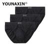 3 Pieces Briefs Men's Big Size Underwear Cotton Panties Shorts Underpants Undies Breathable Knickers L XL 2XL 3XL 4XL 5XL 6XL 7XL
