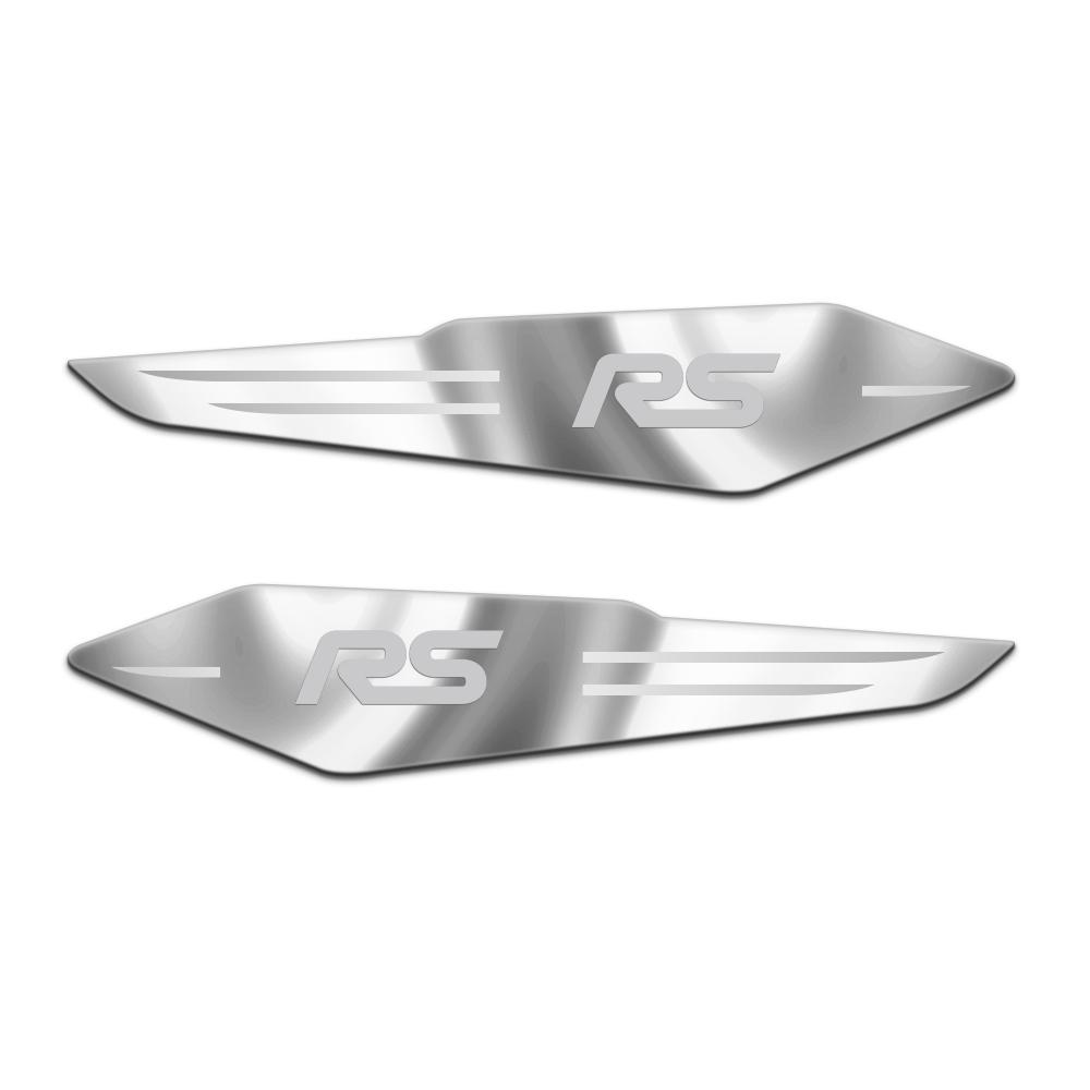 Universal Car Mirror Blade Body Door Side Badges Sticker Accessories For Ford Ranger Focus Kuga Mustang MAX Transit Mondeo mk7 8