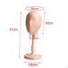 Wooden Mannequin Head Stand for Hats Caps Wig Holder Multipurpose Detachable Wood