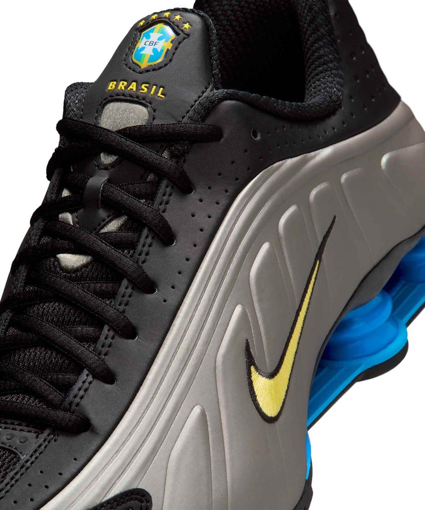 Nike Shox R4 Brazil M - Black:Metallic Pewter:Light Photo Blue:Canary / Io8134-001