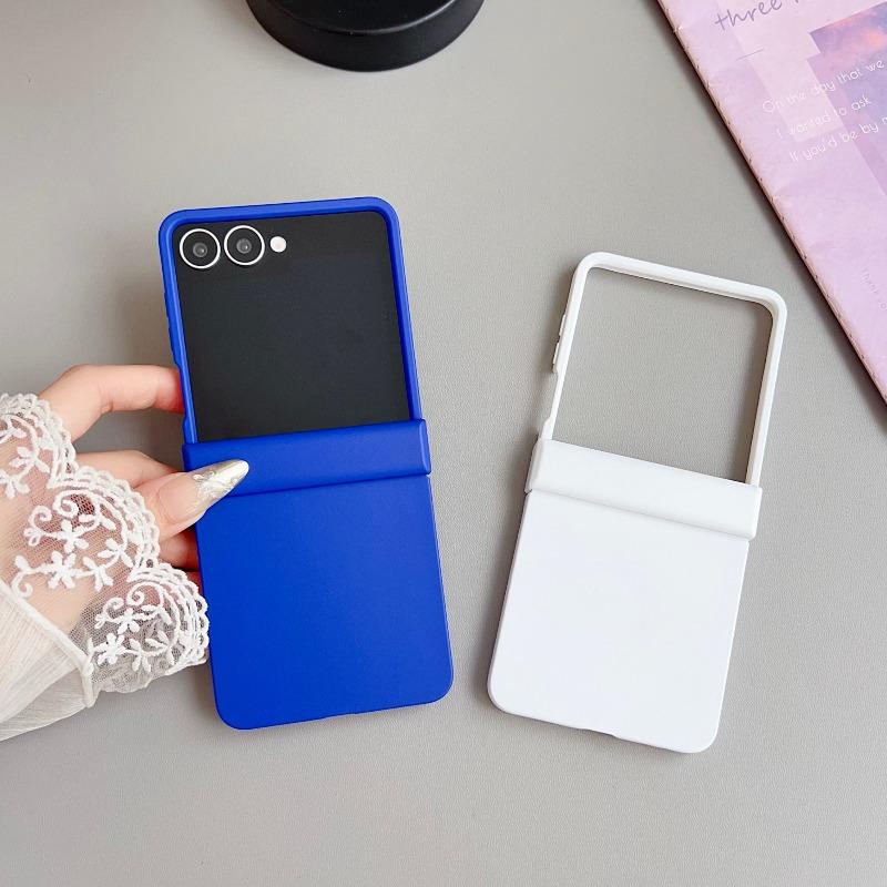 Candy Color Ultra Thin Skin Feel PC Hinge Protect Case for Samsung Galaxy Z Flip 8/7/6/5/4/3 Anti-Fingerprint Anti-drop Cover