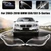 Для BMW E60 E61 5-Series M5 2003-2010 Прозрачный автомобильный плафон фары Накладка на фару Абажур Яркий корпус Стеклянная крышка фары