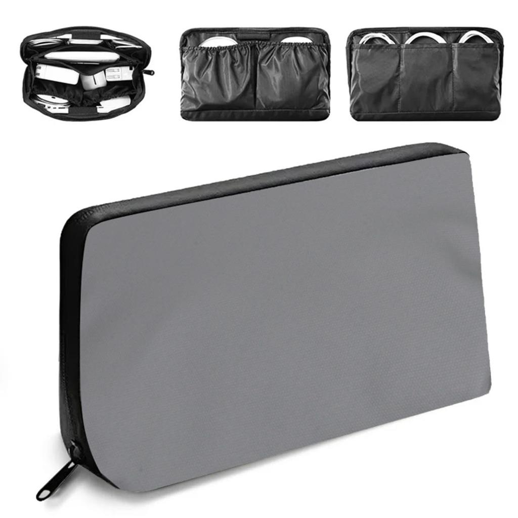 Travel Storage Bag Large Capacity Portable Charger Headphone Data Cable Organizer Bag Waterproof Grooming Toiletries Pouch