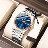 Elegant Women's Watches Waterproof Luminous Date Exquisite Mens Ladies Wristwatch Stainless Steel Quartz Watch For Couples