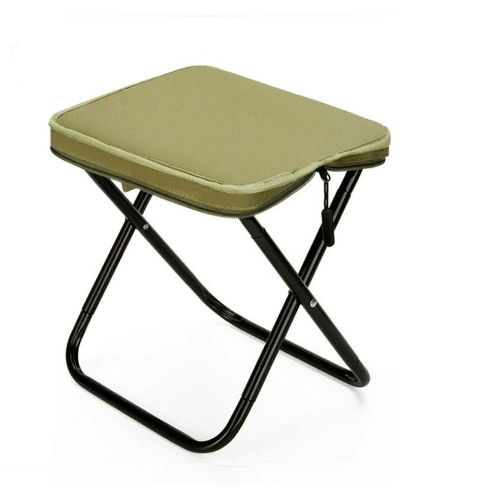 Ultra-light Folding Stool Oxford Cloth Outdoor Picnic Bench Portable Zipper Campstool  Train